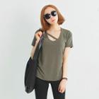 Cutout Short-sleeve T-shirt