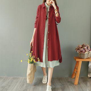 Tassel Detail Long Shirt