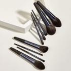 Set Of 9: Makeup Brush 9 Pcs - Black - One Size