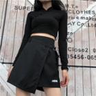 Asymmetrical A-line High-waist Skort