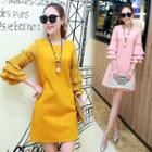 Tiered Bell-sleeve Dress