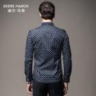 Diamond Pattern Long-sleeve Shirt