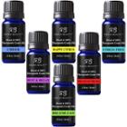 Set Of 6: Aromatherapy Synergy Essential Oil Blends Set 6pcs X 10ml (0.33 Fl Oz)