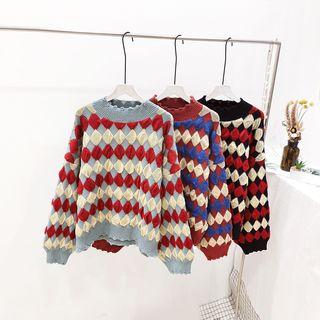Diamond Patterned Sweater