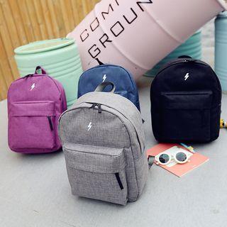 Flash Embroidered Canvas Backpack