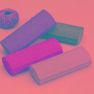 Linen Cotton Eyeglasses Case