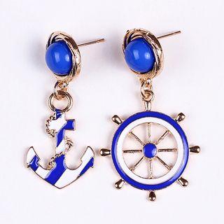 Marine-style Anchor Earrings