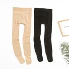 Fleece-lined Tights Black - 2xl