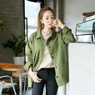 Dual-pocket Cotton Jacket
