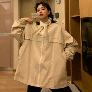 Long-sleeve Cargo Zipped Jacket