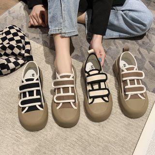 Contrast Trim Adhesive Tab Shoes