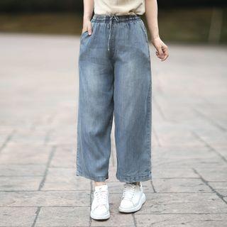 Straight Fit Jeans Light Denim - One Size