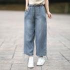 Straight Fit Jeans Light Denim - One Size