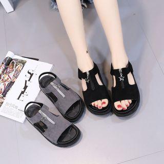 Star Zip Sandals