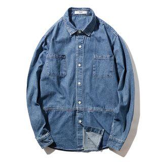 Multi-pocket Denim Shirt