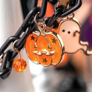 Acrylic & Alloy Halloween Bracelet 1 Pc - Acrylic & Alloy Halloween Bracelet - One Size