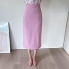Pastel / Mono Long Pencil Skirt
