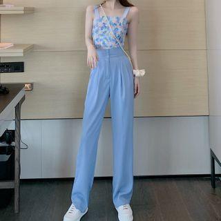 Sleeveless Printed Top / Pants