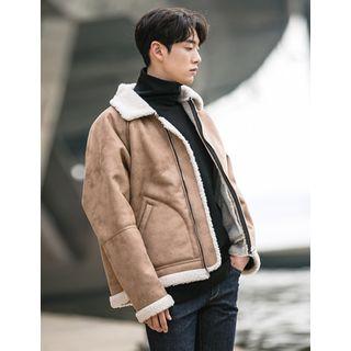 Boxy-fit Faux-shearling Jacket