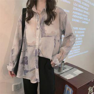 Tie-dyed Shirt Off-white - One Size