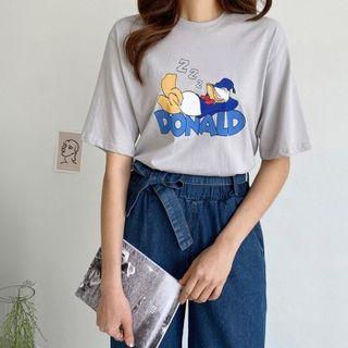 Donald Duck Print T-shirt