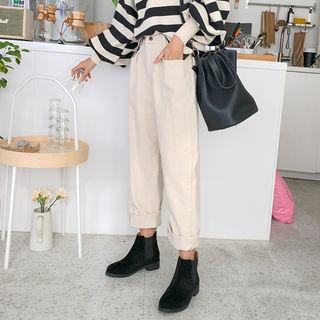 Fleece Lined Loose-fit Pants
