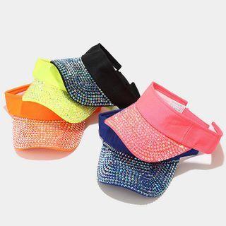 Rhinestone Sun Cap