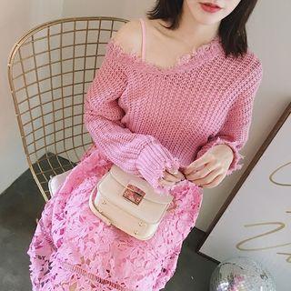 Raw Trim Sweater
