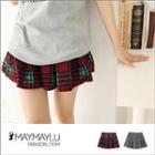 Plaid Skort