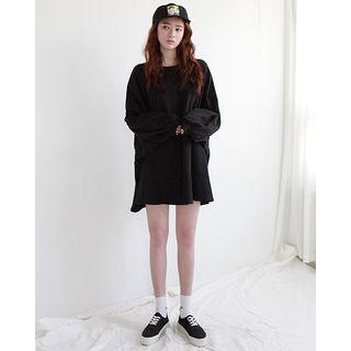 Long-sleeve Mini Pullover Dress