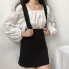 Mock Two-piece Jumper Skirt