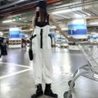 Buckled-accent Workwear Jumpsuit
