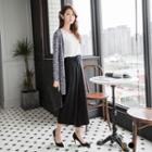 Belted Pleat-front Culottes