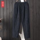 Elastic Waist Padded Pants