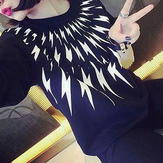 Flash Print Pullover