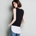 Panel Mock Two-piece Tank Top