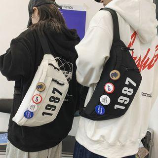 Number Print Sling Bag