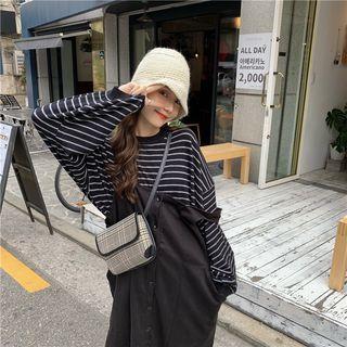 Striped Sweater / Midi Jumper Dress