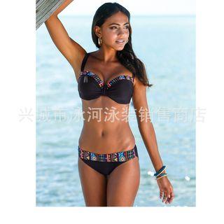 Print Trim Bikini