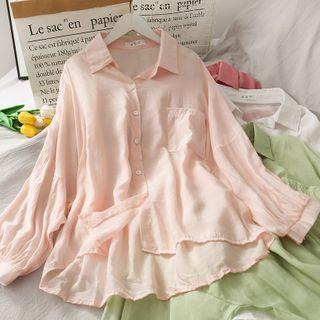 Dip-back Loose-fit Light Shirt