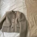 Button-up Boxy Woolen Jacket