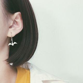 Bat-drop Hook Earrings