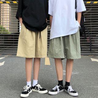 Couple Matching Cargo Straight Cut Shorts