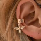 Alloy Bee Cuff Earring 01 - 5484 - 1 Pair - Gold - One Size