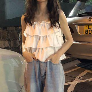Spaghetti Strap Tiered Top