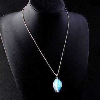 Gemstone Shell Necklace