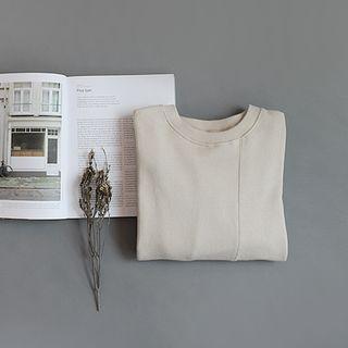 Asymmetric-hem Sweatshirt