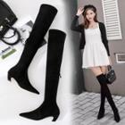 Pointy Toe Over-the-knee Boots