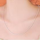 Silver Simple Necklace Necklace -
