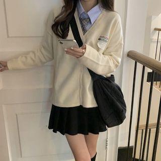 Tie-neck Shirt / Cardigan